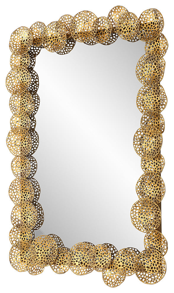 Uttermost UT-9815 Mirror from the Ripley collection, Rich Gold