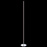 Iris 59.5" LED Integrated Floor Lamp, Chrome