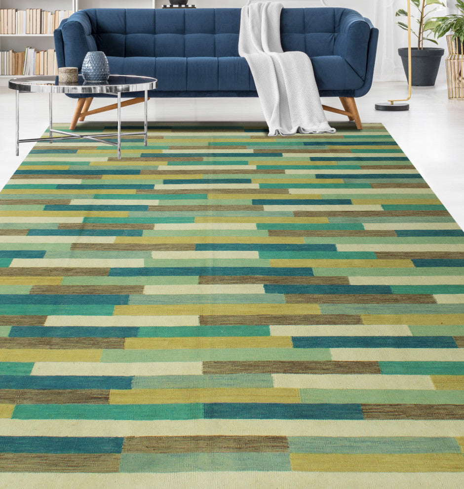 Winchester Kilim Foroohar Lt. Green Rug