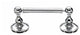 Bath Tissue Holder - Polished Chrome - Plain Back Plate, TKED3PCD