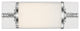 Crystorama FOS-A8050-CH, 1-Light Bathroom Vanity, Polished Chrome