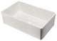 Alfi Brand 33" White Smooth Single Bowl Fireclay Farm Sink