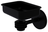 Satellite Orbit One Wall Mount Soap Dish With Dotted Accents, Matte Black