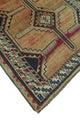 Fine Vintage Distressed Qahaar Red Runner