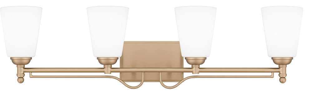 Quoizel ESR8632 Esther 4 Light 32"W Vanity Light - Bronze Gold