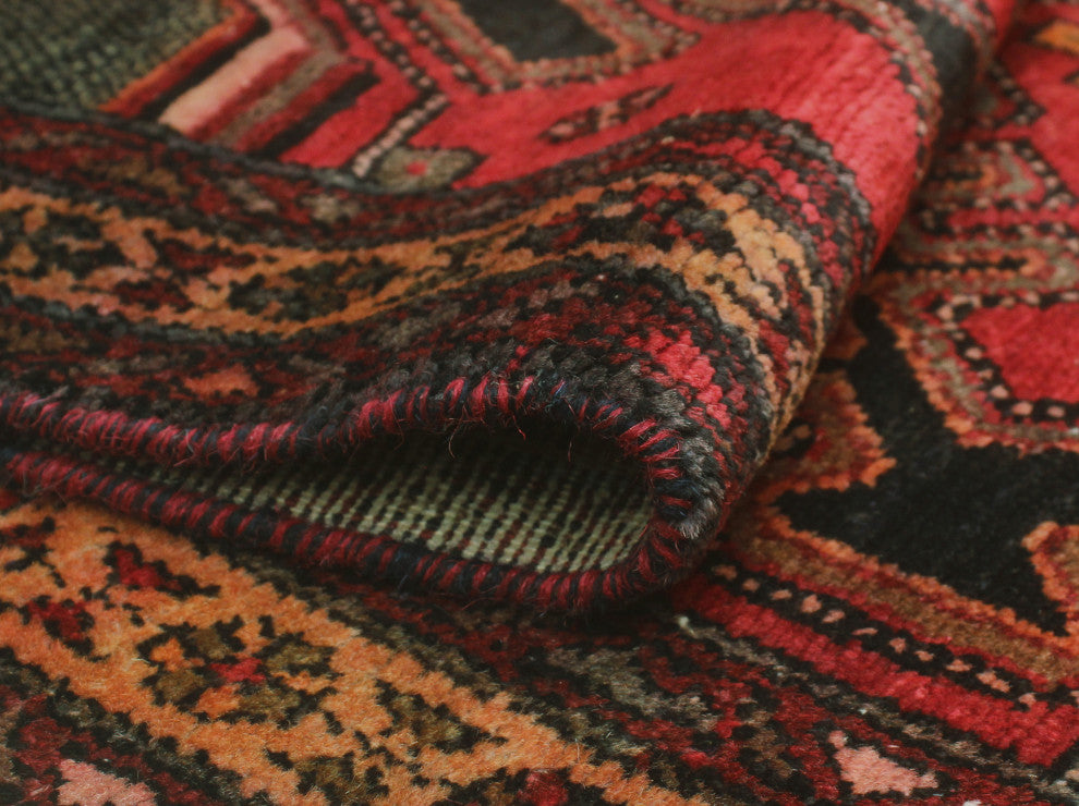 Fine Vintage Distressed Tracey Red Runner