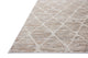 Loloi Townes Pebble / Beige 18" x 18" Sample Rug