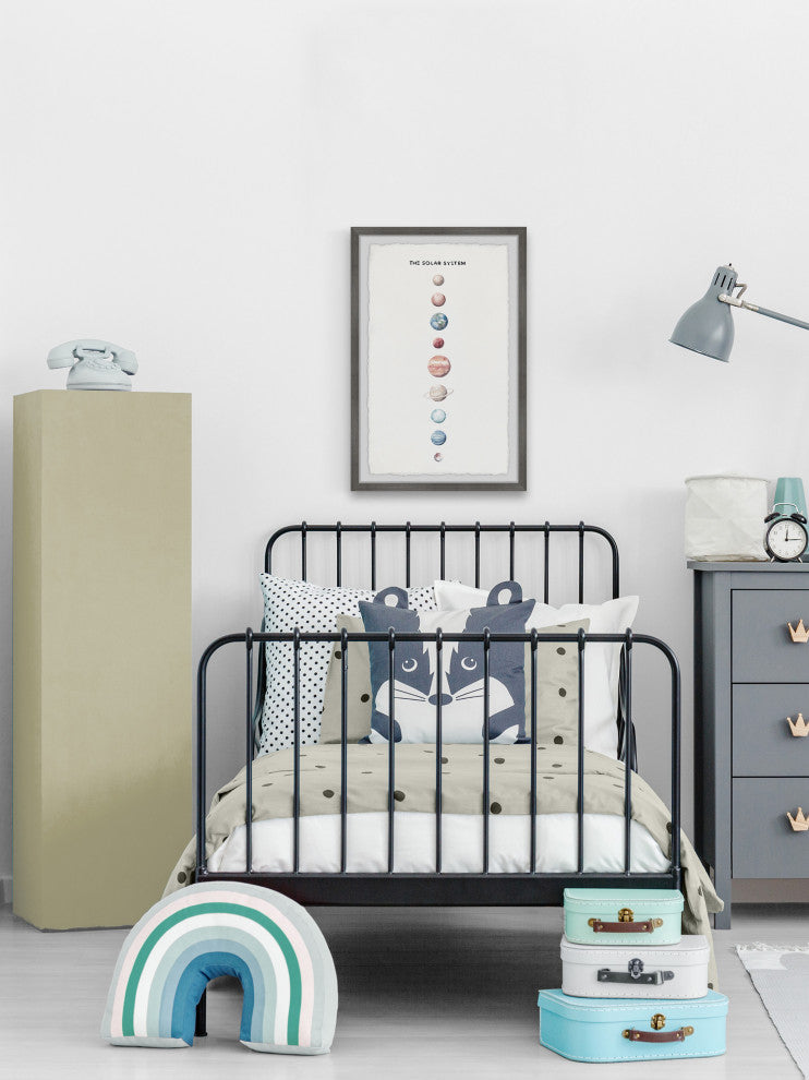 "The Planets Align" Framed Painting Print, 12x18