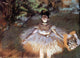 Edgar Degas A Dancer Onstage With a Bouquet, 18"x27" Wall Decal