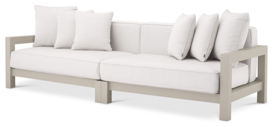 Beige Outdoor Sunbrella Sofa , Eichholtz Cap-Antibes
