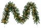 Vickerman A808813 9' Douglas Fir Christmas Garland, Clear Mini Lights