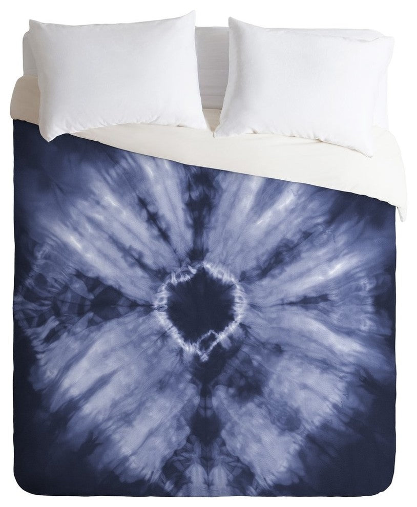 Amy Sia The Dye Navy Duvet Cover, King