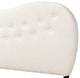 Brantley Modern Cream Boucle Fabric Queen Size Headboard