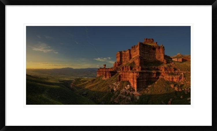 "Small Canyon" Framed Digital Print by David Martin Castan, 32"x20"