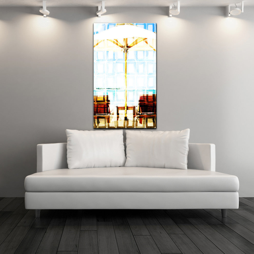 Sunbathing Retreat Canvas Wall Art