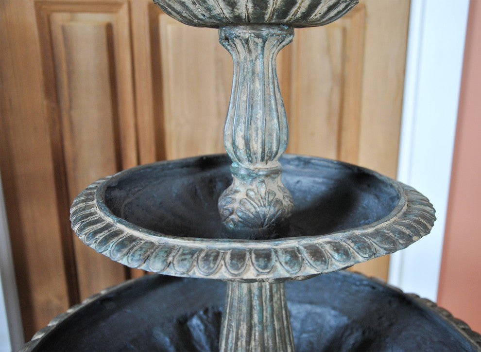 Bronze Swans Fountain