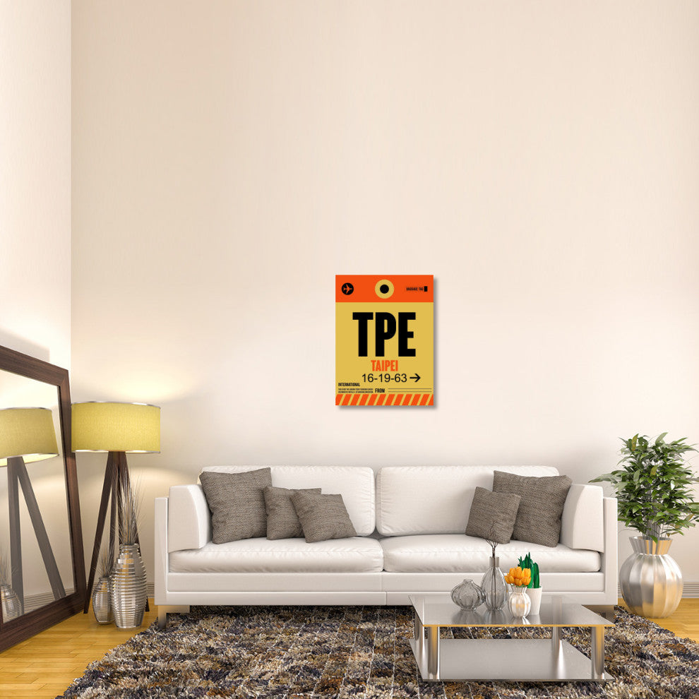 "TPE Taipei Luggage Tag 2" Fine Art Print