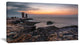 "Gate To Africa Seashore in Mahdia" Oversized Beach Canvas Artwork, 32"x16"