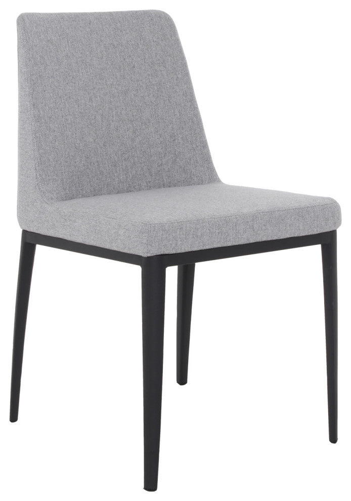 Elite Living Avenue Modern Upholstered Dining Chair/Side Chair, Light Gray