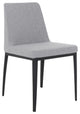 Elite Living Avenue Modern Upholstered Dining Chair/Side Chair, Light Gray