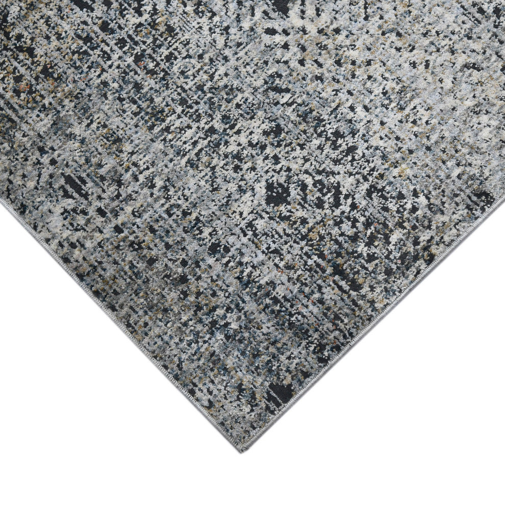 Vermont Divina Area Rug, Gray, 7'10" x 9'10", Abstract