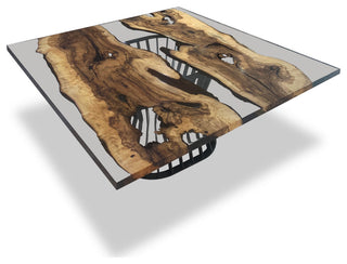 Ladon Square Dining Table, 8 Seater