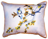 Bird & Forsythia Extra Large Zippered Pillow 20x24