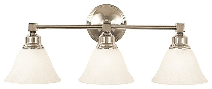 Taylor 3-Light Wall Sconces, Polished Nickel