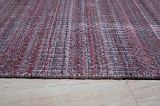 Handloom Wool Red Contemporary Super Grass Rug, 9'x12'