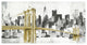 "New York Skyline I Yellow Bridge no Words" Print by Avery Tillmon, 50"x26"