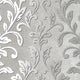 Texture Style 2, Modern Damask Faux Gray Wallpaper Roll
