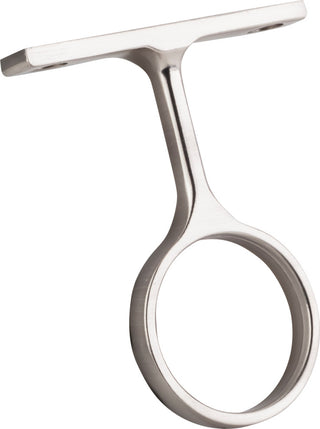 Satin Nickel Middle Mounting Bracket for Round 1-5/16" Closet Rod