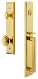 Fifth Avenue 1-Piece Dummy Handleset, D Grip and Circulaire Knob, 849427