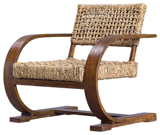 New Uttermost Rehema Natural Woven Accent Chair