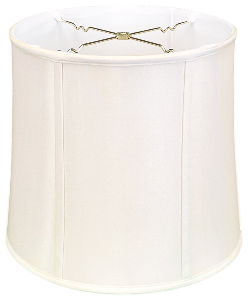 Royal Designs Drum Lamp Shade, White, 9x10x10, Single