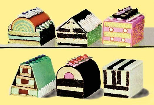Choice Dessert Slices #2- Fine Art Giclee Print 24" x 36"