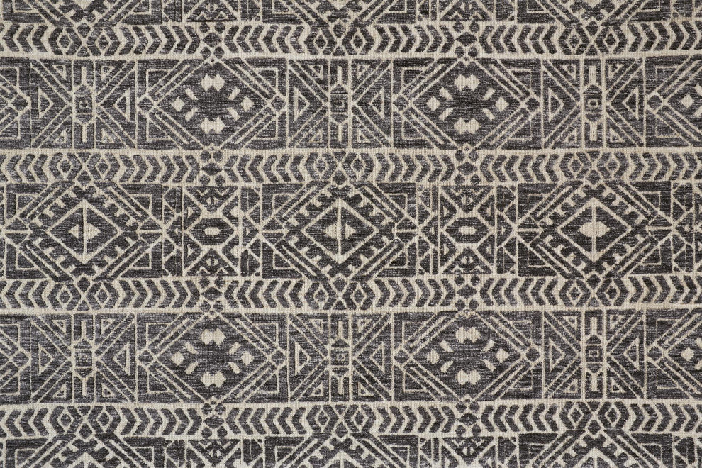 Weave & Wander Oliena Slate 9'6"x13'6" Power Loomed Area Rug