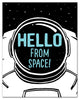 Hello From Space 11x14 Canvas Wall Art
