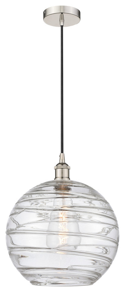 Innovations 616-1P-PN-G1213-12-LED 1-Light Mini Pendant, Polished Nickel