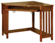 Benzara BM123324 Toledo Contemporary Corner Desk, Medium Oak