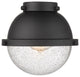 Innovations HFS-64-BK Hampden 6" Seedy Glass