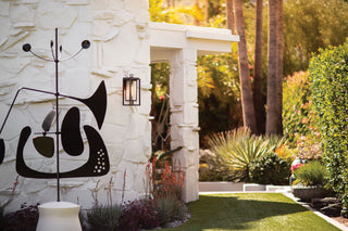 Hinkley Republic Medium Wall Mount Lantern, Black