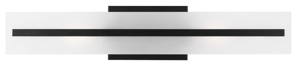 Dex LED Bath Wall Sconce, Midnight Black