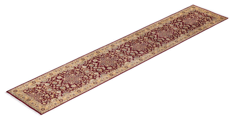 MOGUL, Hand Knotted Area Rug 13' 6" X 2' 6"