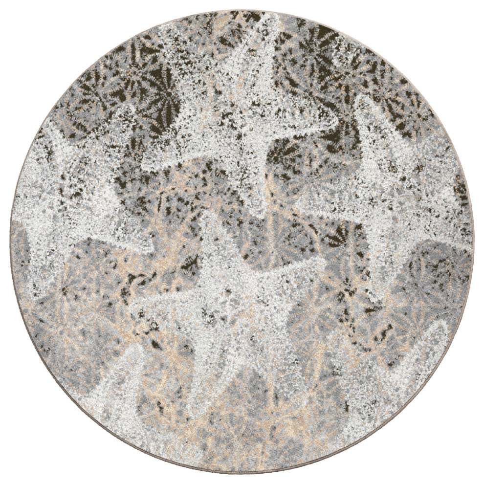 Stargazing, Brown, 8' Round