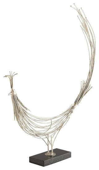 Racket Tailed Sculpture