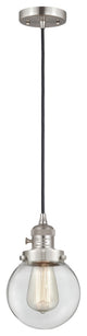 INNOVATIONS 201CSW-SN-G202-6 1-Light Mini Pendant Brushed Satin Nickel