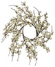 Vickerman 18" Indoor and Outdoor Berry Wreath, White