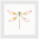 "Translucent Dragonfly" Framed Painting Print, 24"x24"