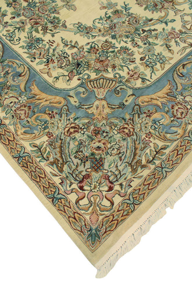 Pak-Persian Delmer Ivory/Gray Rug, 9'0x12'1